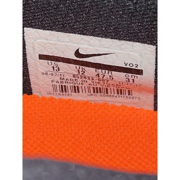 New Men’s Sz 13 Nike Romaleos 3 Weightlifting Workout Shoes 852933-007 Black - Picture 7 of 9